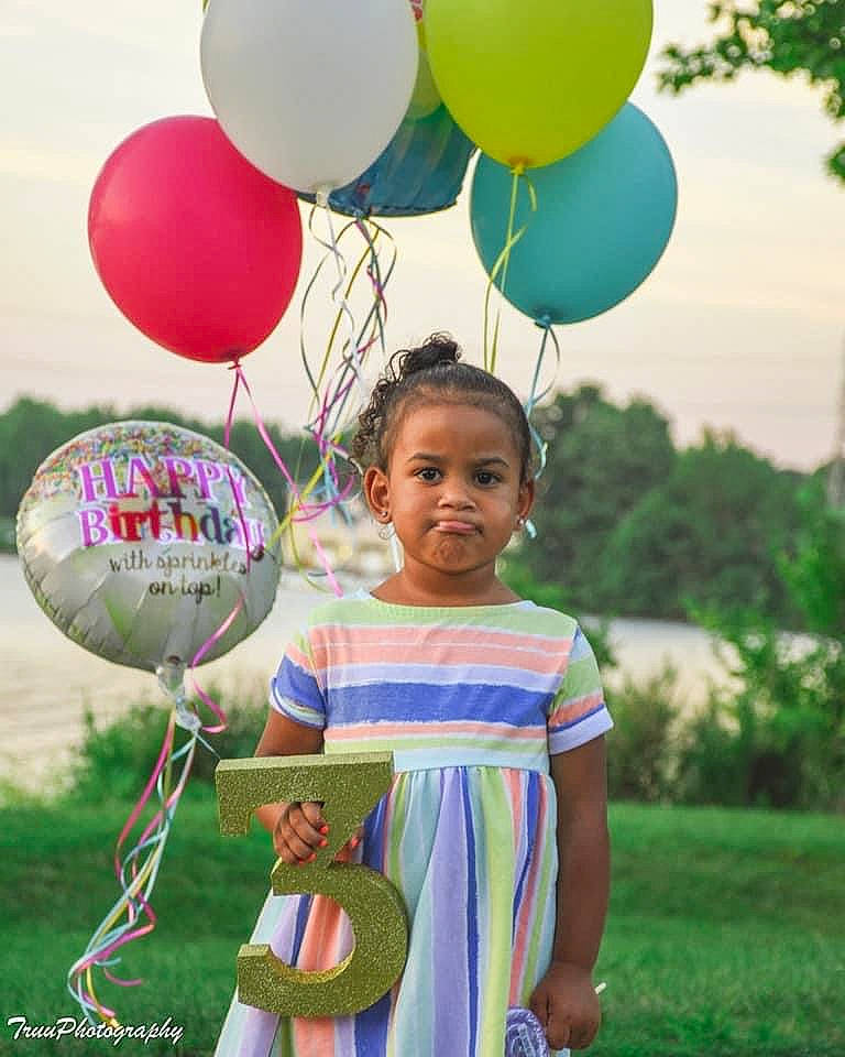 Khloe joined the competition — help win amazing prizes! balloon, dress, fun, grass, green, happy, leisure, light, morning, natural_environment, nature, organ, people_in_nature, person, photograph, pink, public_space, sky, tree, white