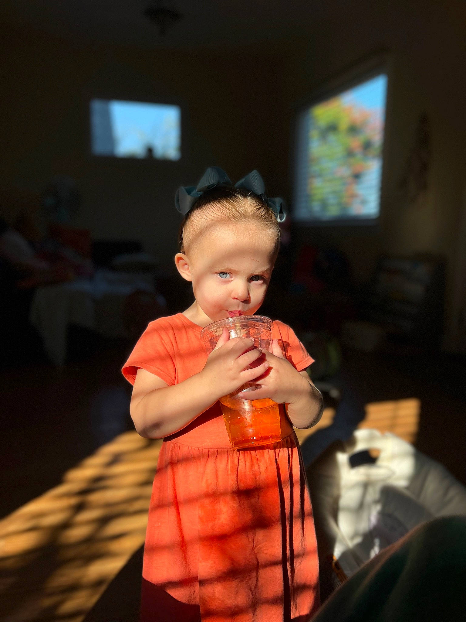 Rogue is registered to the contest to win money with this photo: baby, chair, child, drink, entertainment, event, flash_photography, fun, music, musician, nail, party, performance, person, room, sitting, tableware, thumb, toddler, vacation