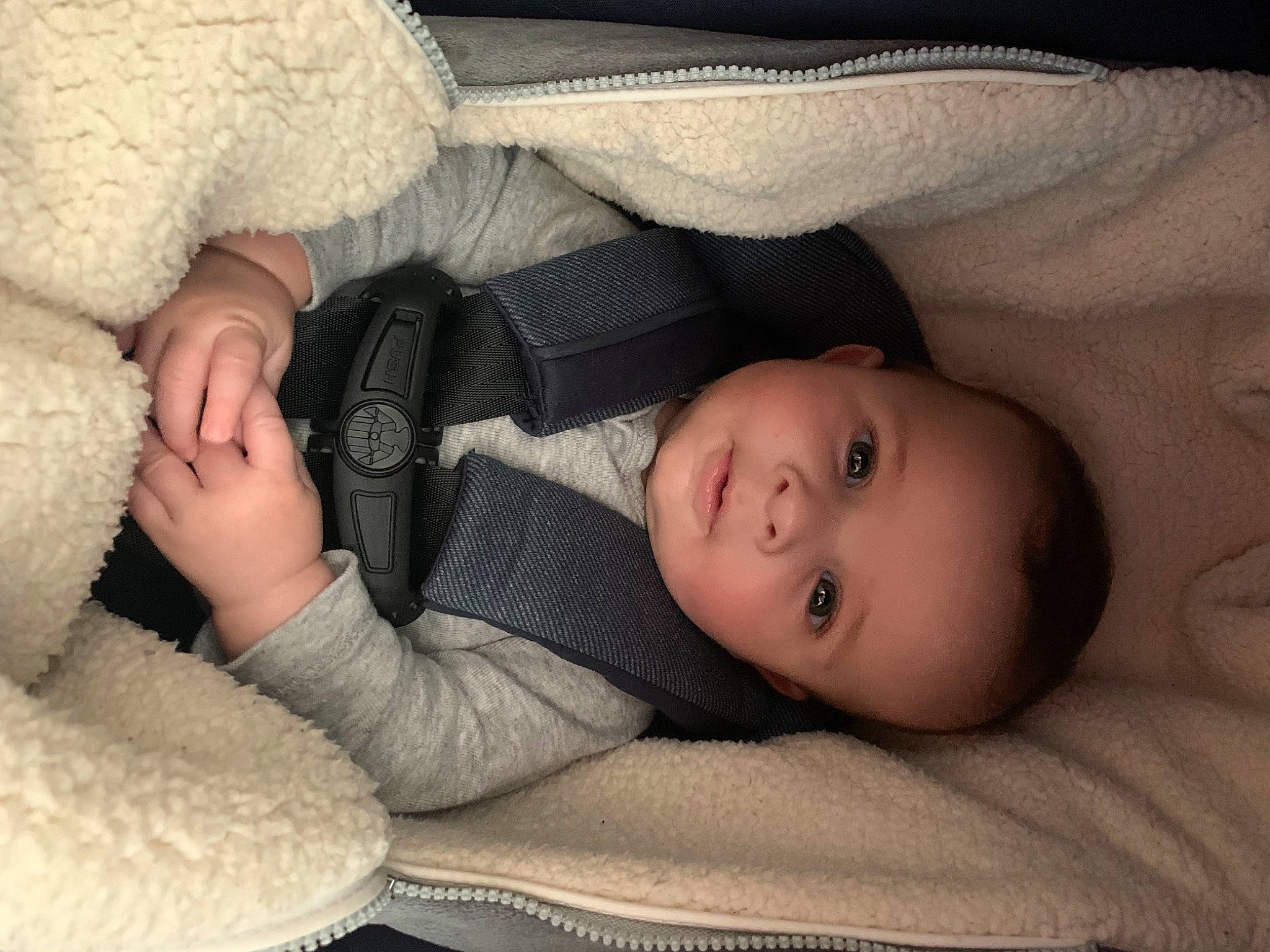 Carson joined the competition — help win amazing prizes! arm, baby, baby_toddler_clothing, cheek, chin, comfort, eye, eyebrow, face, gesture, hand, head, headgear, human_body, iris, lip, mouth, nose, organ, person