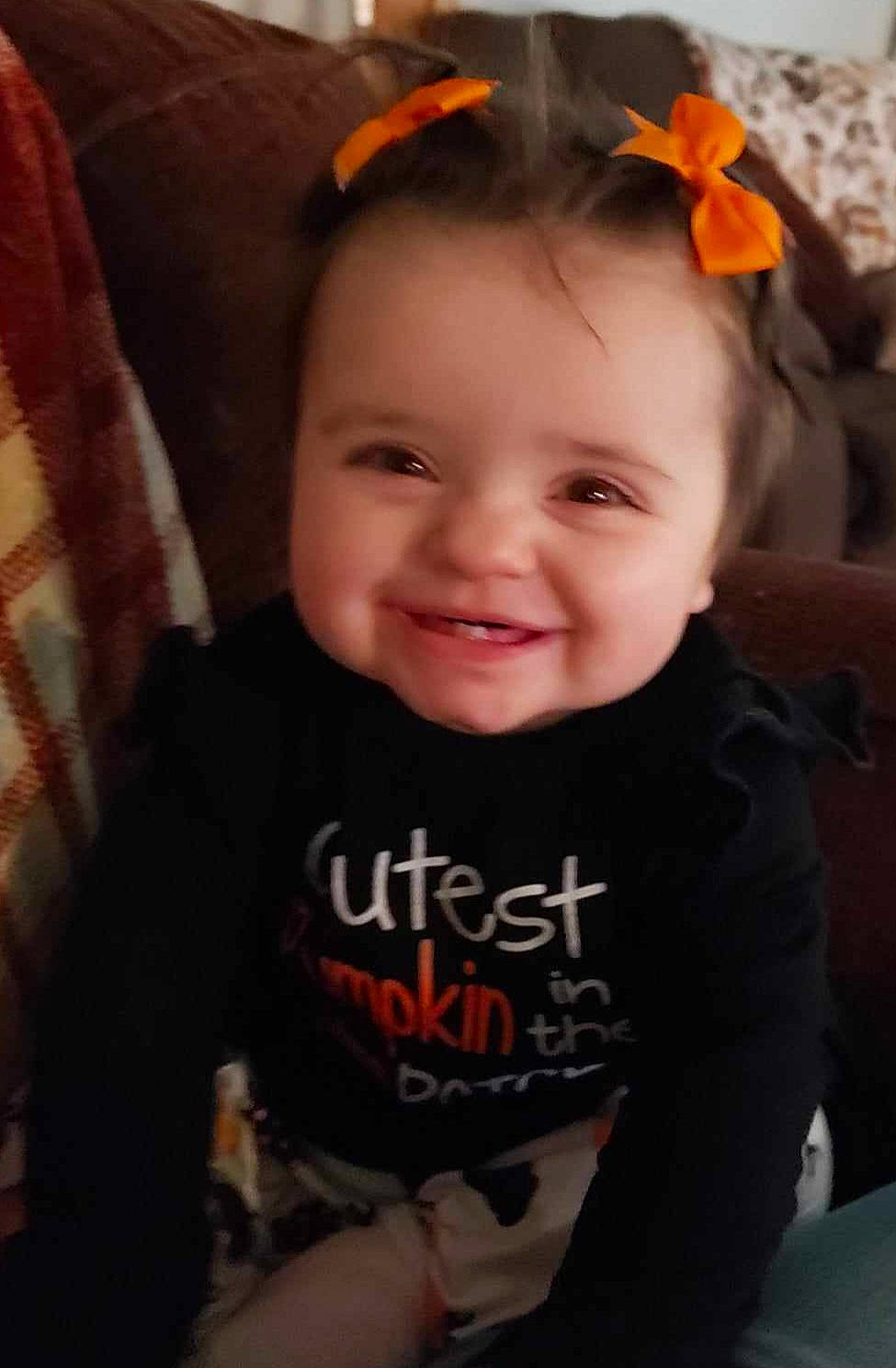 Ansley joined the competition — help win amazing prizes! arm, baby, baby_toddler_clothing, cheek, child, eye, eyebrow, fun, happy, human_body, iris, joy, lip, neck, nose, person, sitting, skin, sleeve, smile
