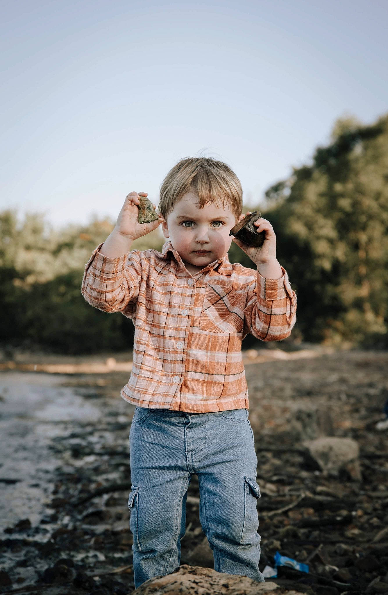 Oliver joined the competition — help win amazing prizes! arm, baby, blond, child, denim, face, flash_photography, fun, gesture, grass, happy, jeans, landscape, people_in_nature, person, plant, sky, t_shirt, toddler, tree