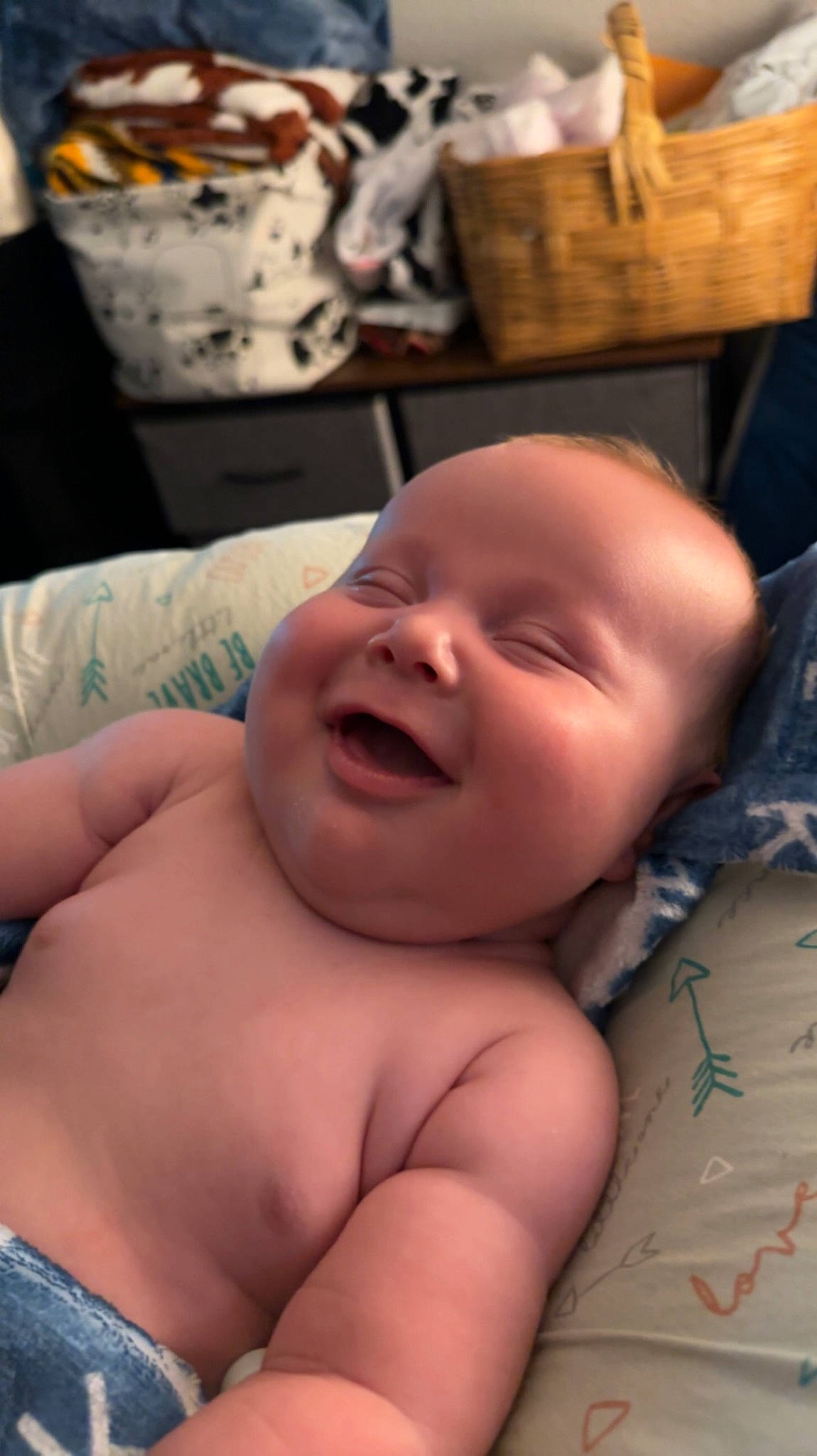 Kash joined the competition — help win amazing prizes! baby, box, cheek, chest, child, comfort, eyebrow, face, fun, happy, head, human_body, lip, mouth, nose, person, room, skin, smile, thumb