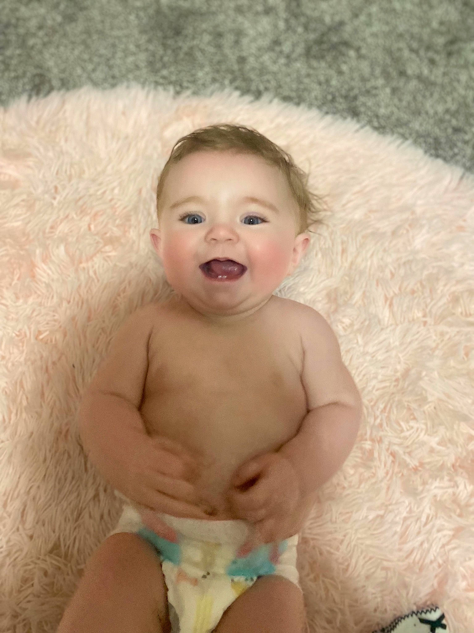 Ayva joined the competition — help win amazing prizes! baby, baby_toddler_clothing, cheek, comfort, eye, eyebrow, face, facial_expression, finger, happy, human_body, iris, lip, mouth, neck, nose, person, skin, smile, stomach