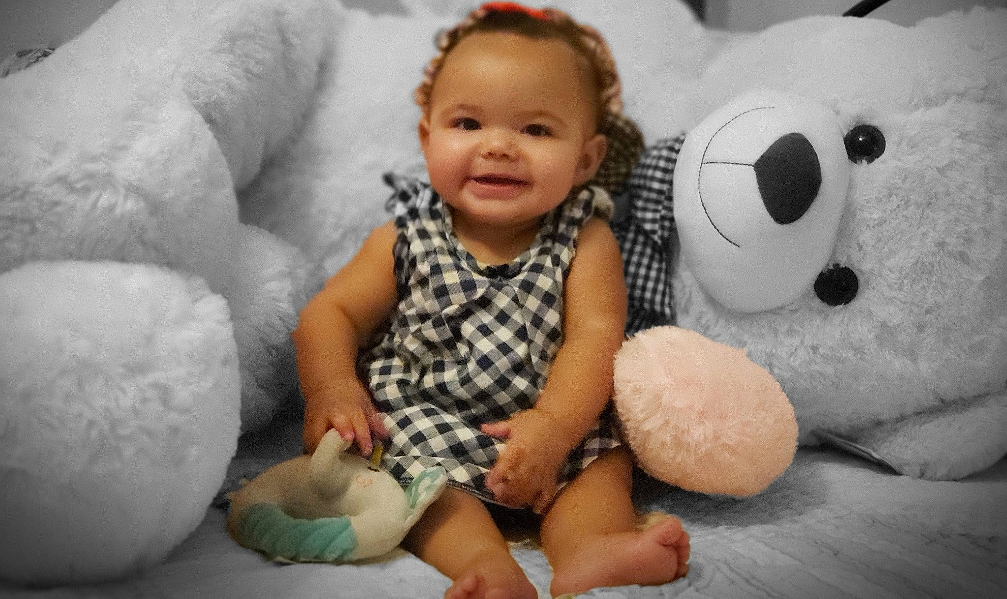 Liliana joined the competition — help win amazing prizes! baby_toddler_clothing, cheek, comfort, eye, face, facial_expression, flash_photography, happy, head, interaction, joy, mouth, nose, organ, person, photograph, product, skin, smile, textile