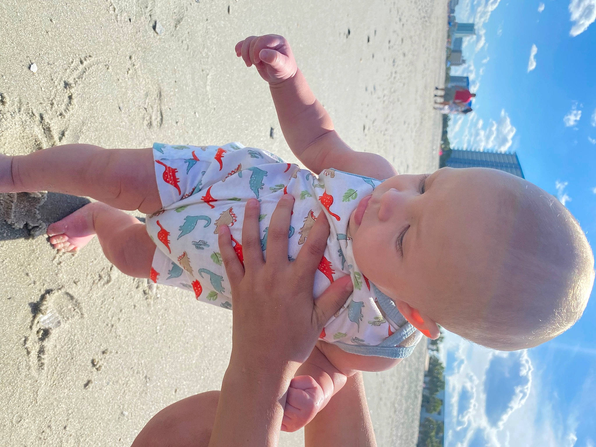 Eric joined the competition — help win amazing prizes! arm, azure, dress, finger, gesture, hand, happy, hat, head, human_body, joint, leg, muscle, people_on_beach, person, skin, sky, sunlight, swimwear, water