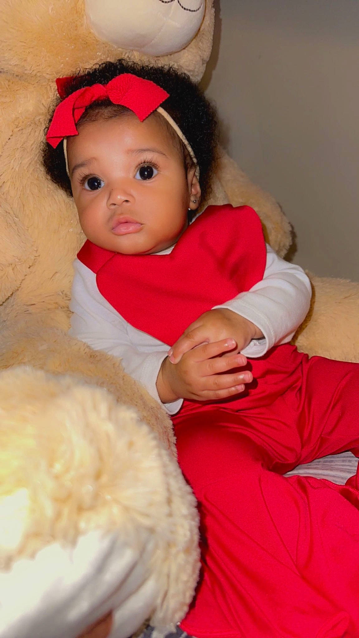 Dior joined the competition — help win amazing prizes! baby, baby_toddler_clothing, cap, cheek, child, comfort, costume, costume_hat, fun, fur, happy, headwear, linens, magenta, peach, person, pink, portrait_photography, sitting, sleeve