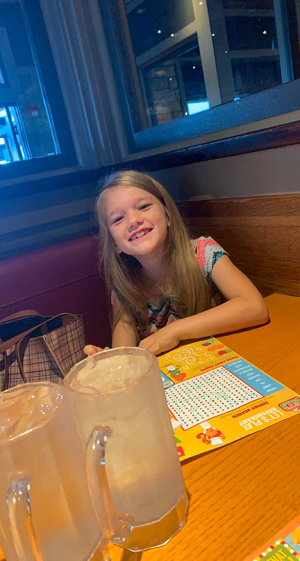 Kylee is registered to the contest to win money with this photo: beauty, chair, child, cup, desk, drink, drinkware, event, flooring, fun, joy, leisure, person, plate, room, serveware, smile, table, tableware, toddler