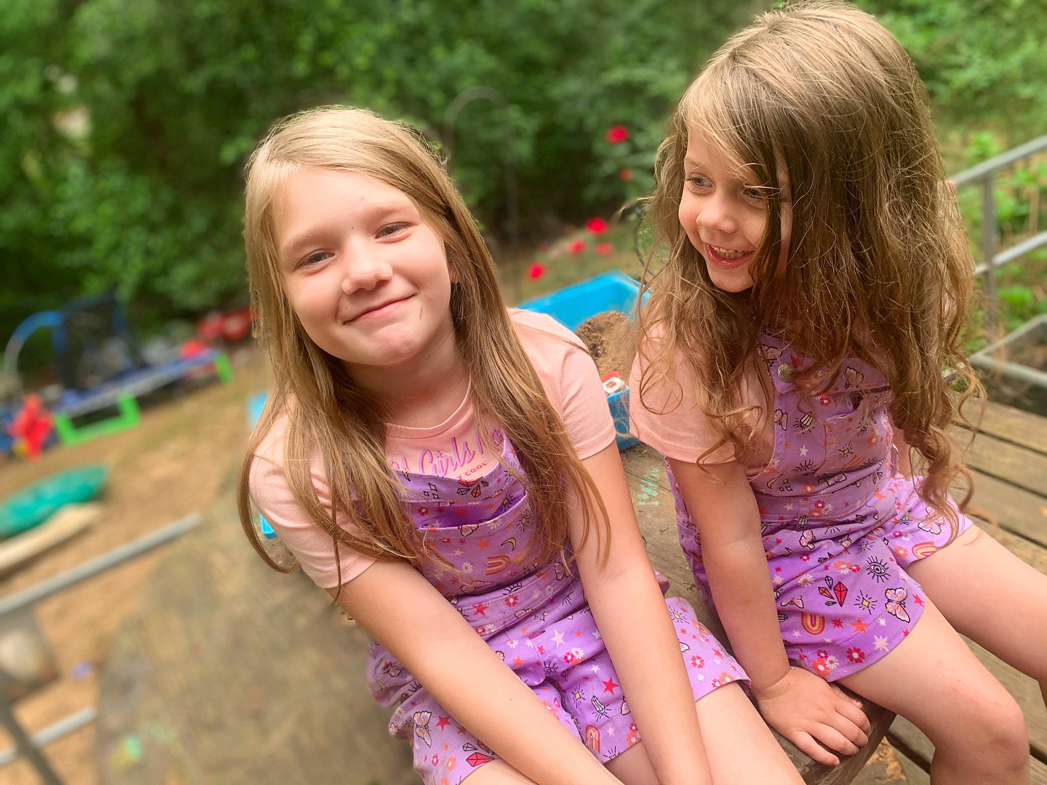 Kylee joined the competition — help win amazing prizes! blond, brown_hair, clothing, event, face, friendship, fun, grass, happy, head, joy, leisure, long_hair, people_in_nature, person, pink, plant, recreation, smile, t_shirt