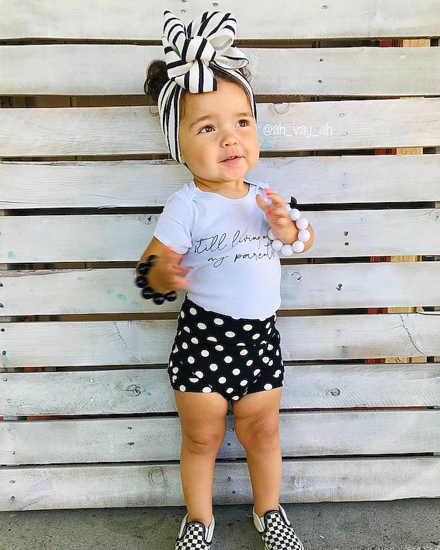 Avaya joined the competition — help win amazing prizes! baby_bloomers, baby_toddler_clothing, child, child_model, clothing, design, fashion_accessory, hair_accessory, headband, headgear, headwear, pattern, person, photography, polka_dot, shorts, sleeve, style, t_shirt, toddler