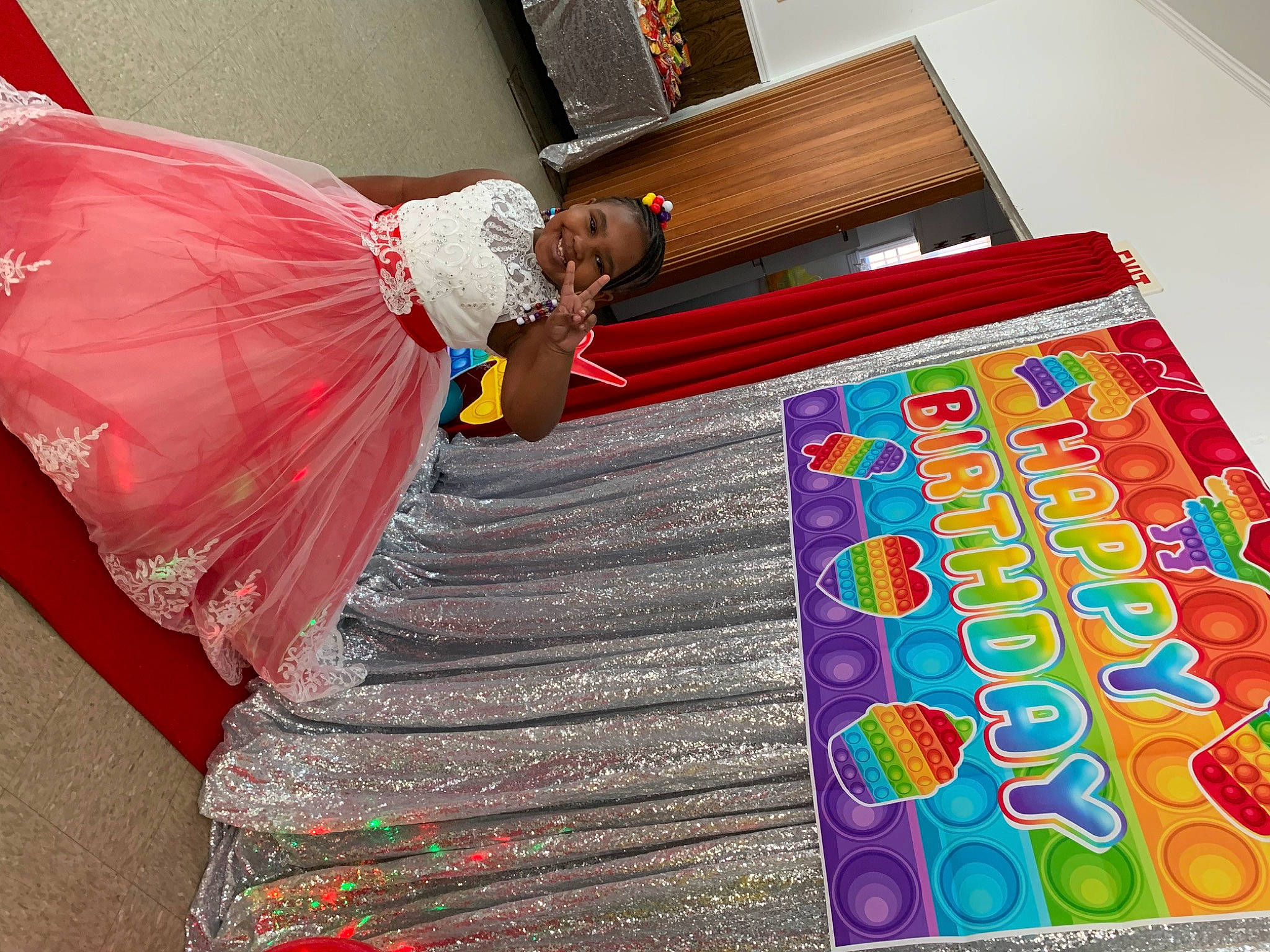 Dorahann is registered to the contest to win money with this photo: art, bedding, event, fashion_accessory, fashion_design, flooring, joy, linens, magenta, paint, pattern, person, pink, purple, room, stairs, textile, tints_and_shades, tradition, visual_arts