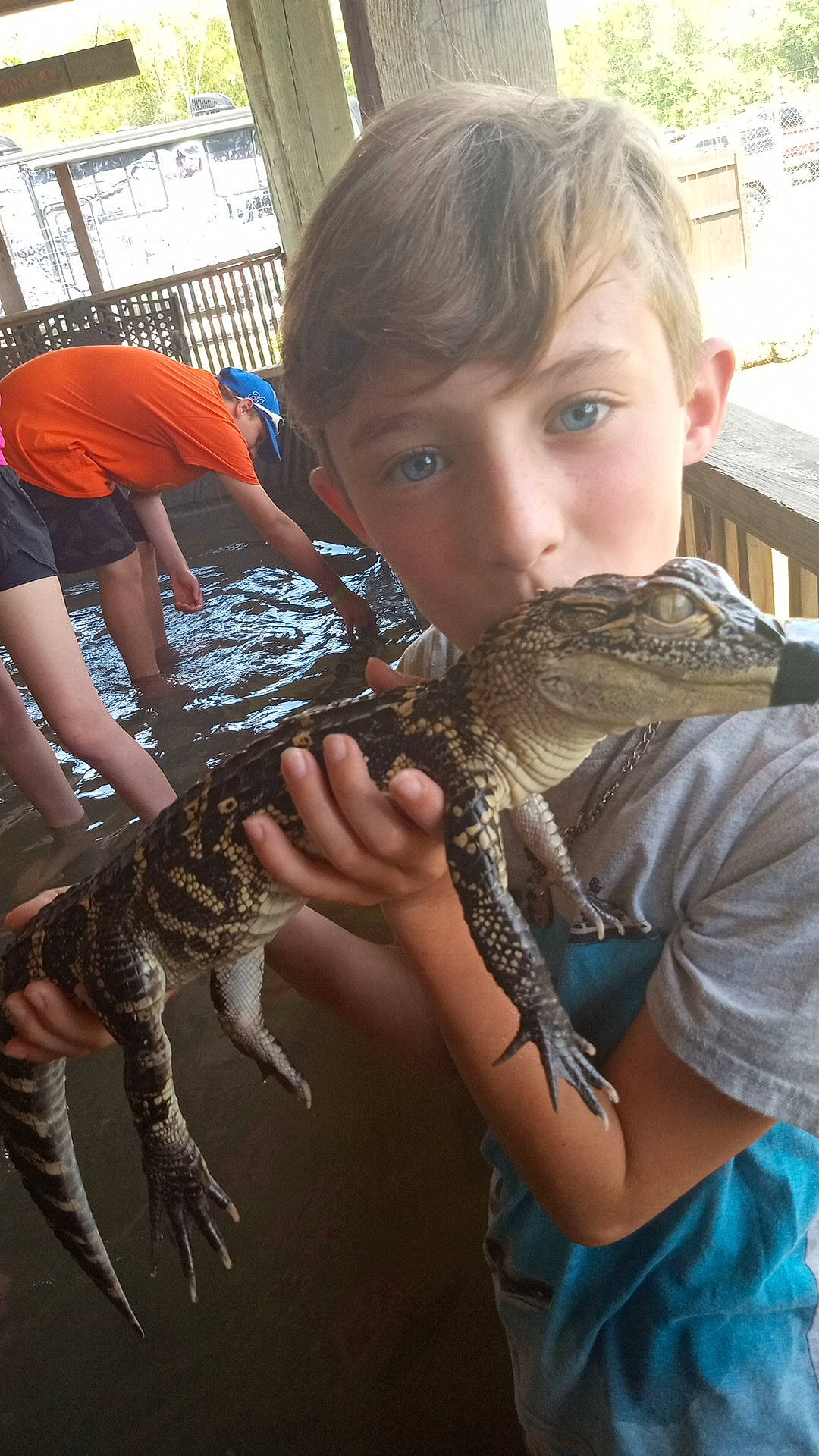 Allen joined the competition — help win amazing prizes! adaptation, claw, lizard, organism, person, python_family, reptile, scaled_reptile, serpent, terrestrial_animal, vertebrate, wildlife, wildlife_biologist