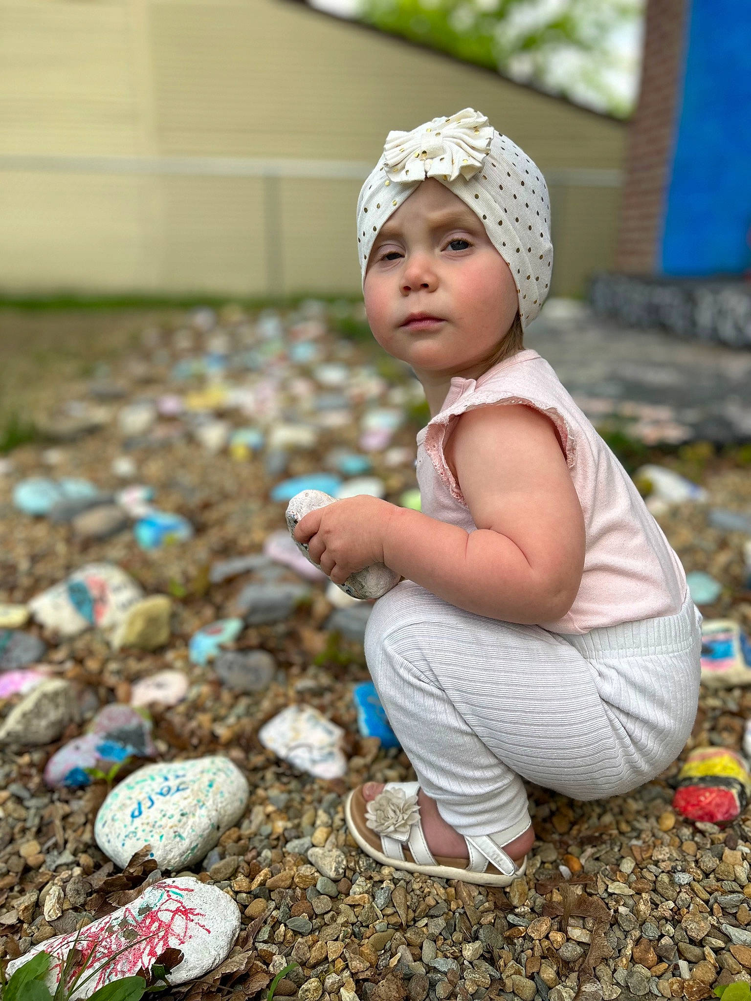 Oakleigh joined the competition — help win amazing prizes! baby, baby_toddler_clothing, cap, child, fashion_accessory, flash_photography, fun, grass, happy, headband, headpiece, headwear, jewellery, people_in_nature, person, portrait_photography, sitting, soil, toddler, toy
