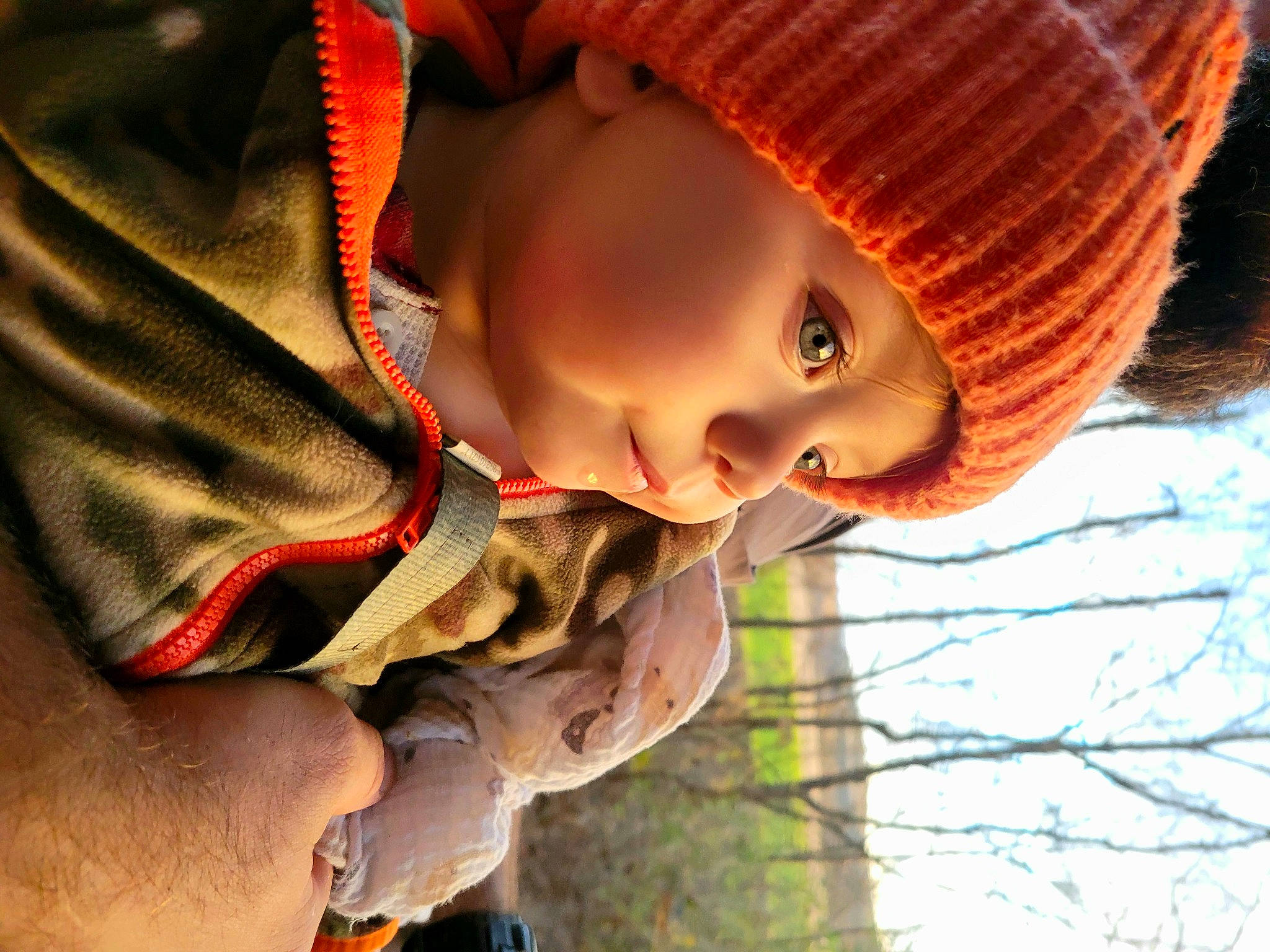 Hudson joined the competition — help win amazing prizes! beanie, cap, child, eye, fun, grass, happy, knit_cap, landscape, leisure, lip, mouth, people_in_nature, person, plant, portrait_photography, smile, sun_hat, toddler, tree