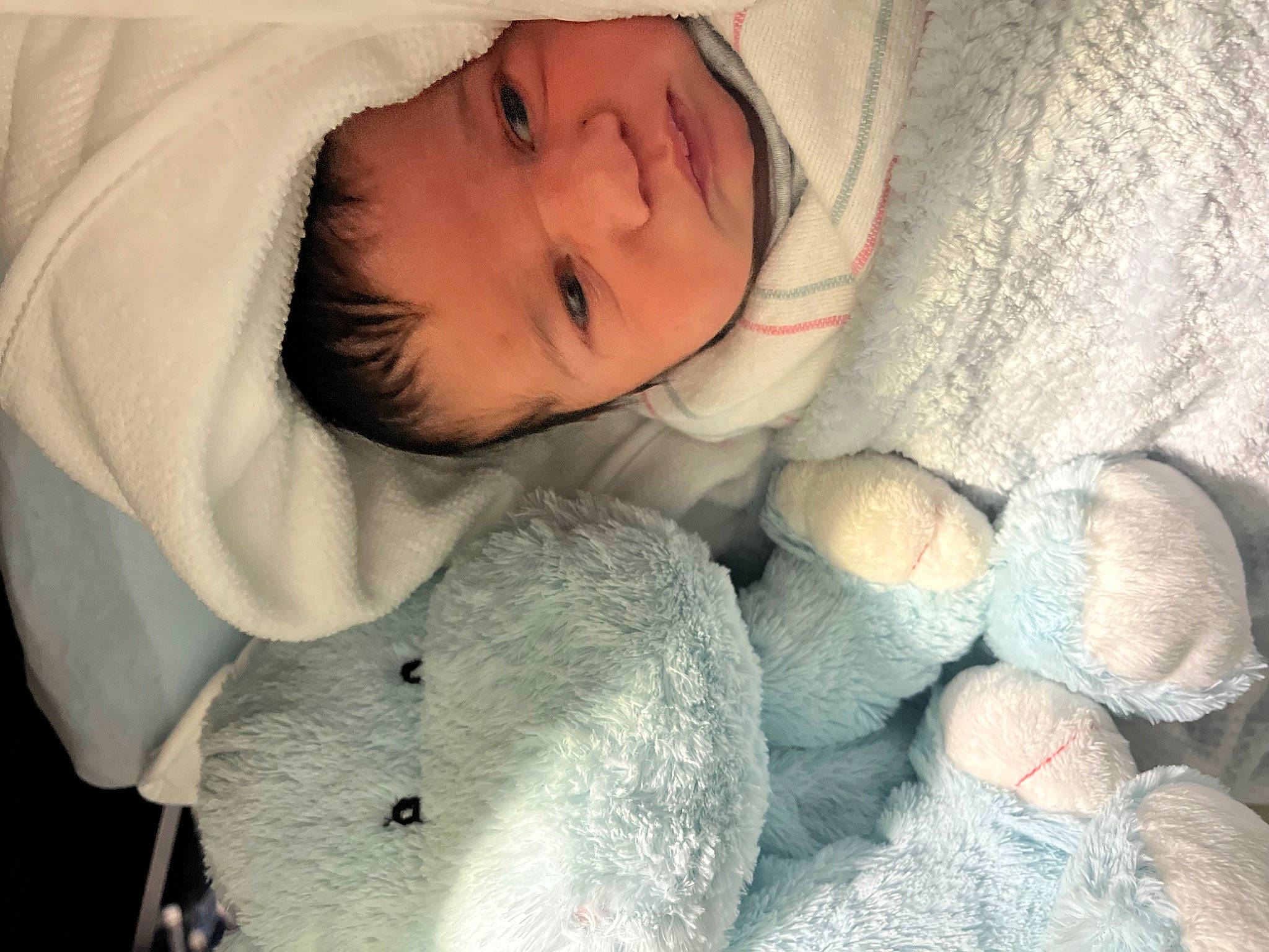 Azeem joined the competition — help win amazing prizes! baby, baby_sleeping, bedtime, cheek, child, comfort, face, fur, happy, iris, linens, nap, nose, person, skin, sleep, smile, toddler, toy, wool