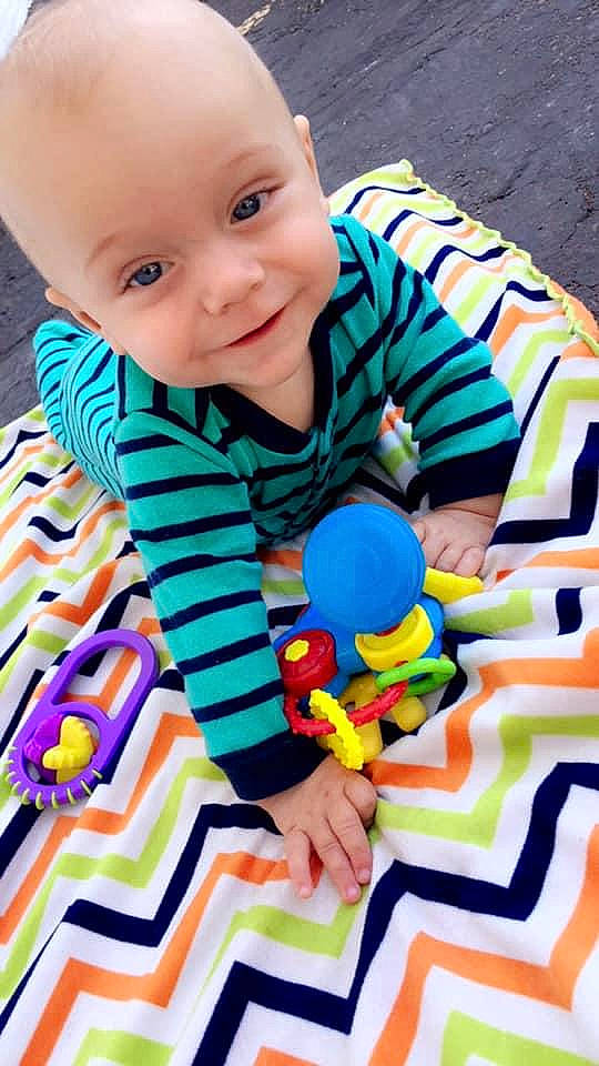 Kasyn is registered to the contest to win money with this photo: baby, baby_playing_with_toys, baby_products, baby_toddler_clothing, baby_toys, child, joy, person, play, product, toddler, toy, tummy_time