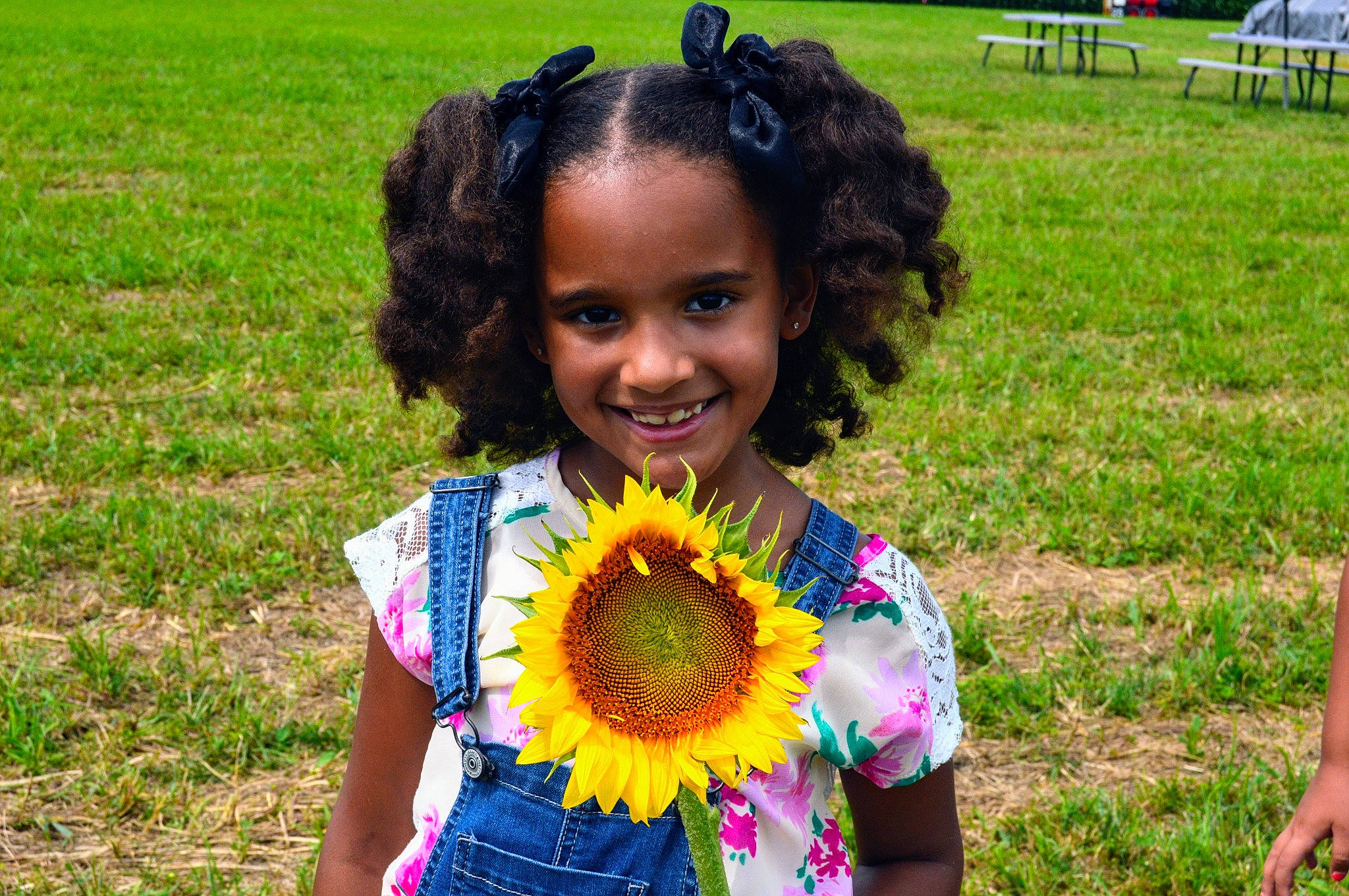 Amiyah joined the competition — help win amazing prizes! botany, dress, eye, flower, fun, grass, grass_family, hair, hairstyle, happy, head, iris, joy, leisure, meadow, people_in_nature, person, petal, plant, smile