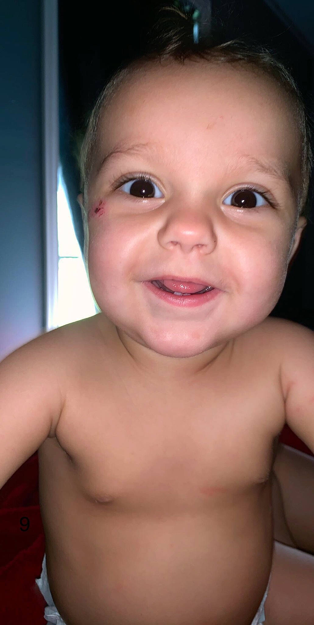 Landry is registered to the contest to win money with this photo: baby, beauty, cheek, child, chin, close_up, eye, eyebrow, face, facial_expression, forehead, head, iris, lip, mouth, muscle, nose, organ, person, skin