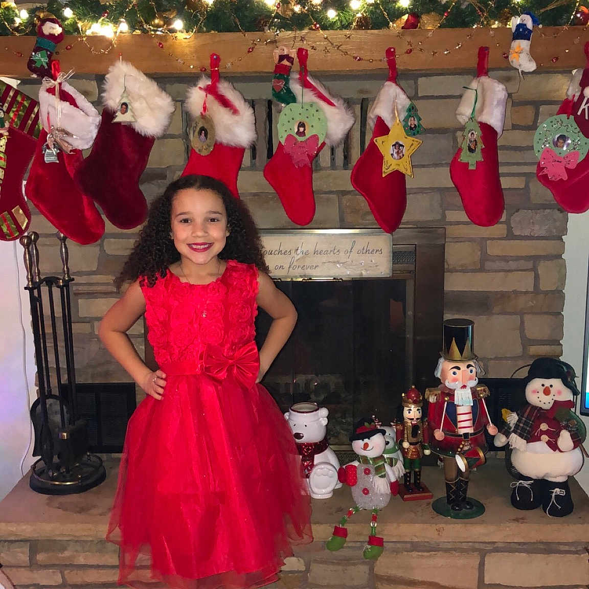 Jordynn is registered to the contest to win money with this photo: ceremony, christmas, christmas_decoration, christmas_tree, costume, decor, dress, event, fun, girl, holiday, joy, person, recreation, tradition