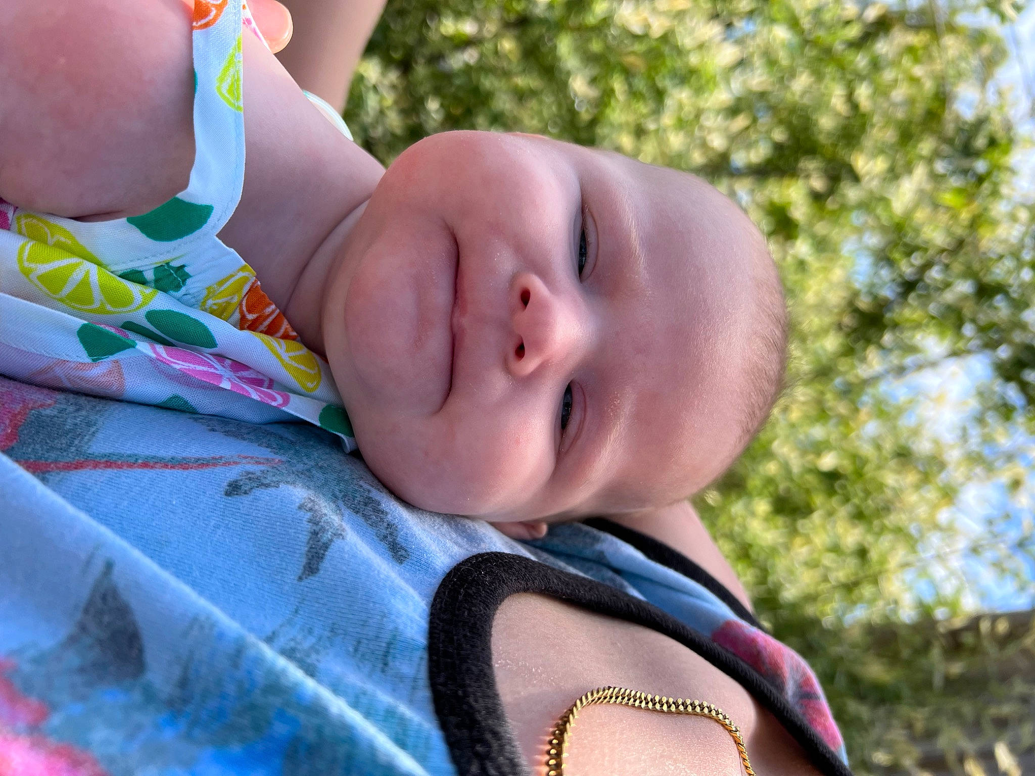 Genevieve joined the competition — help win amazing prizes! baby, baby_products, baby_toddler_clothing, beauty, cheek, child, comfort, electric_blue, eye, face, finger, grass, happy, leisure, nose, person, plant, skin, summer, toddler