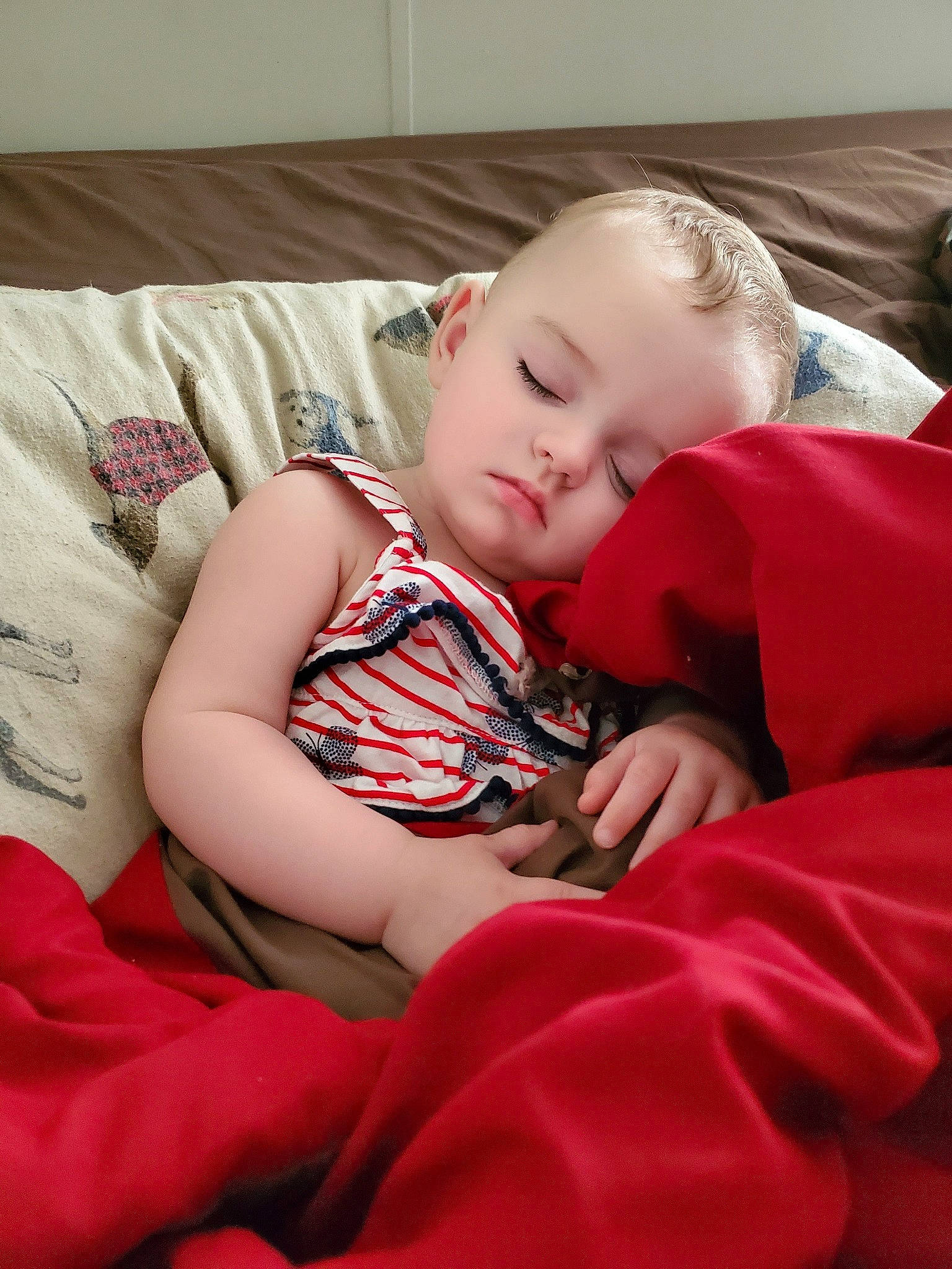 Charley Kay is registered to the contest to win money with this photo: baby, cheek, child, comfort, nap, person, skin, sleep, toddler