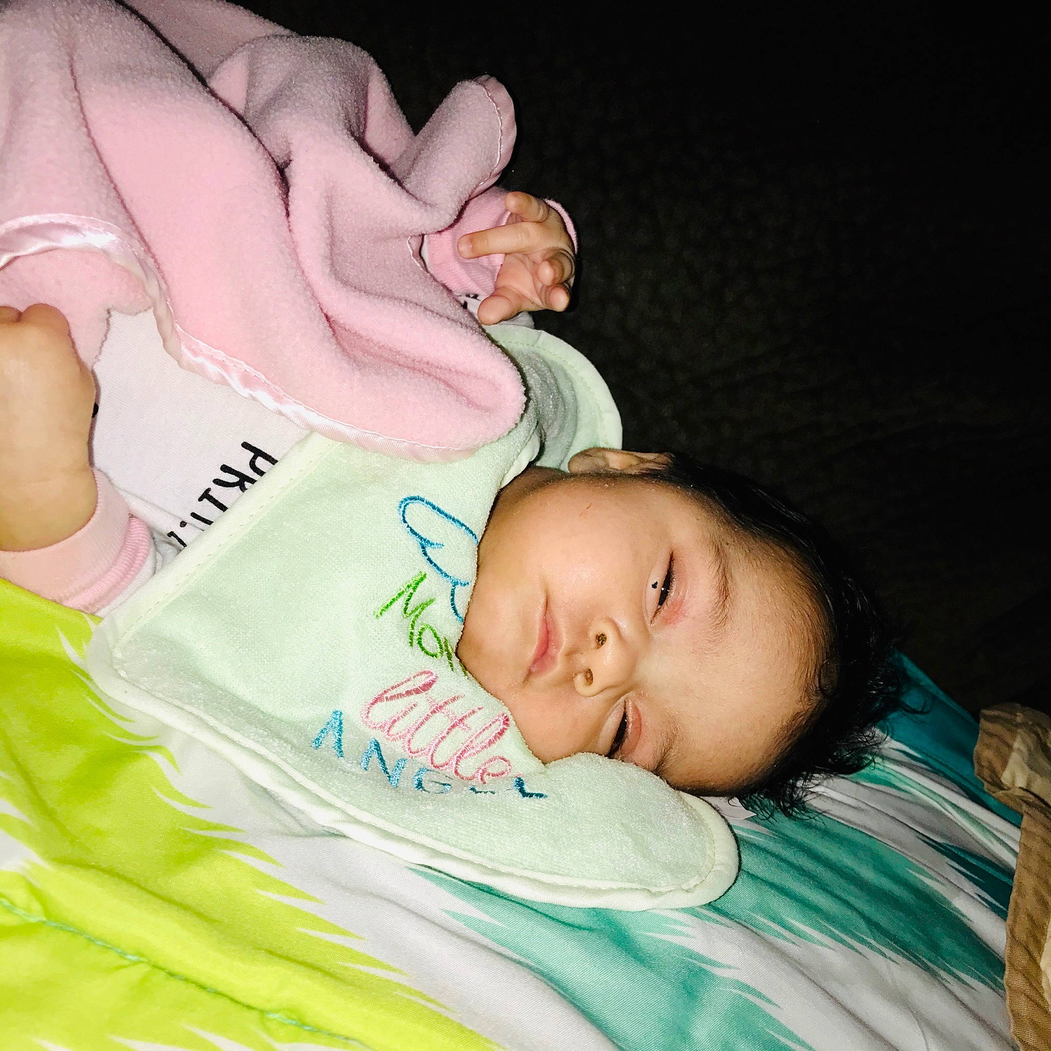 Kiyah joined the competition — help win amazing prizes! baby, baby_sleeping, bedtime, birth, cheek, child, eye, gesture, hand, nap, nose, person, skin, sleep, smile, toddler