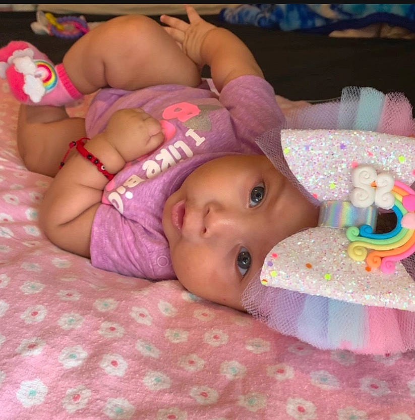 Galilea joined the competition — help win amazing prizes! baby, baby_products, baby_toddler_clothing, beauty, cheek, child, hair_accessory, headgear, headwear, mouth, person, pink, product, skin, sleep, sweetness, toddler