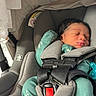 Zacharias is registered to the contest to win money with this photo: baby, blanket, car_seat, child, closeup, cute, indoors, infant, newborn, padded_seat, peaceful, portrait, red_buckle, resting, safety_harness, sleeping, soft_fabric, teal_clothing, tiny_feet, tiny_hands