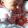 Kenley joined the competition — help win amazing prizes! baby, sleeping, blanket, pacifier, pajamas, infant, face, cute, soft, cozy, child, newborn, rest, peaceful, clothing, indoor, portrait, closeup, skin, head