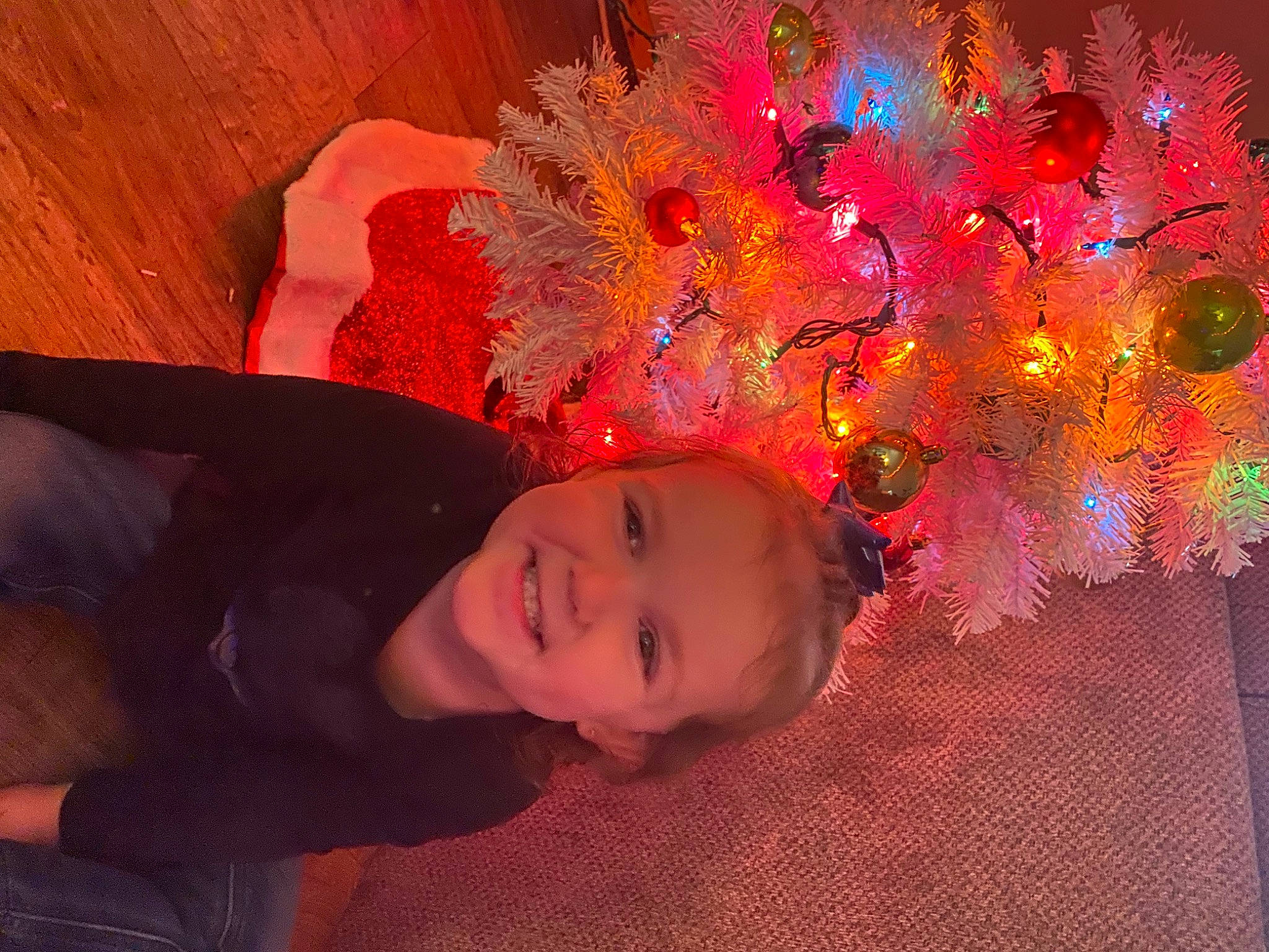 Melodi joined the competition — help win amazing prizes! carmine, christmas_ornament, cut_flowers, event, fashion_accessory, flash_photography, fun, happy, headpiece, holiday, joy, magenta, ornament, pattern, person, petal, pink, plant, smile, textile