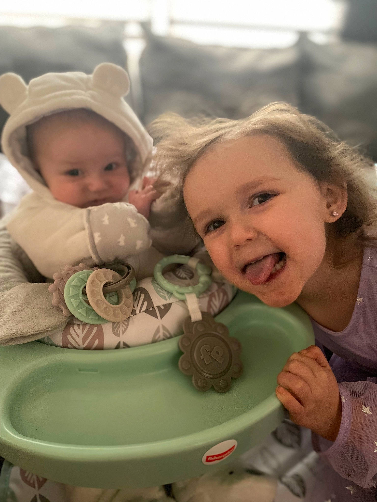 Melodi joined the competition — help win amazing prizes! baby, baby_toddler_clothing, beauty, bib, cheek, child, dishware, drinkware, eye, face, fun, happy, head, iris, organ, person, serveware, sitting, skin, smile