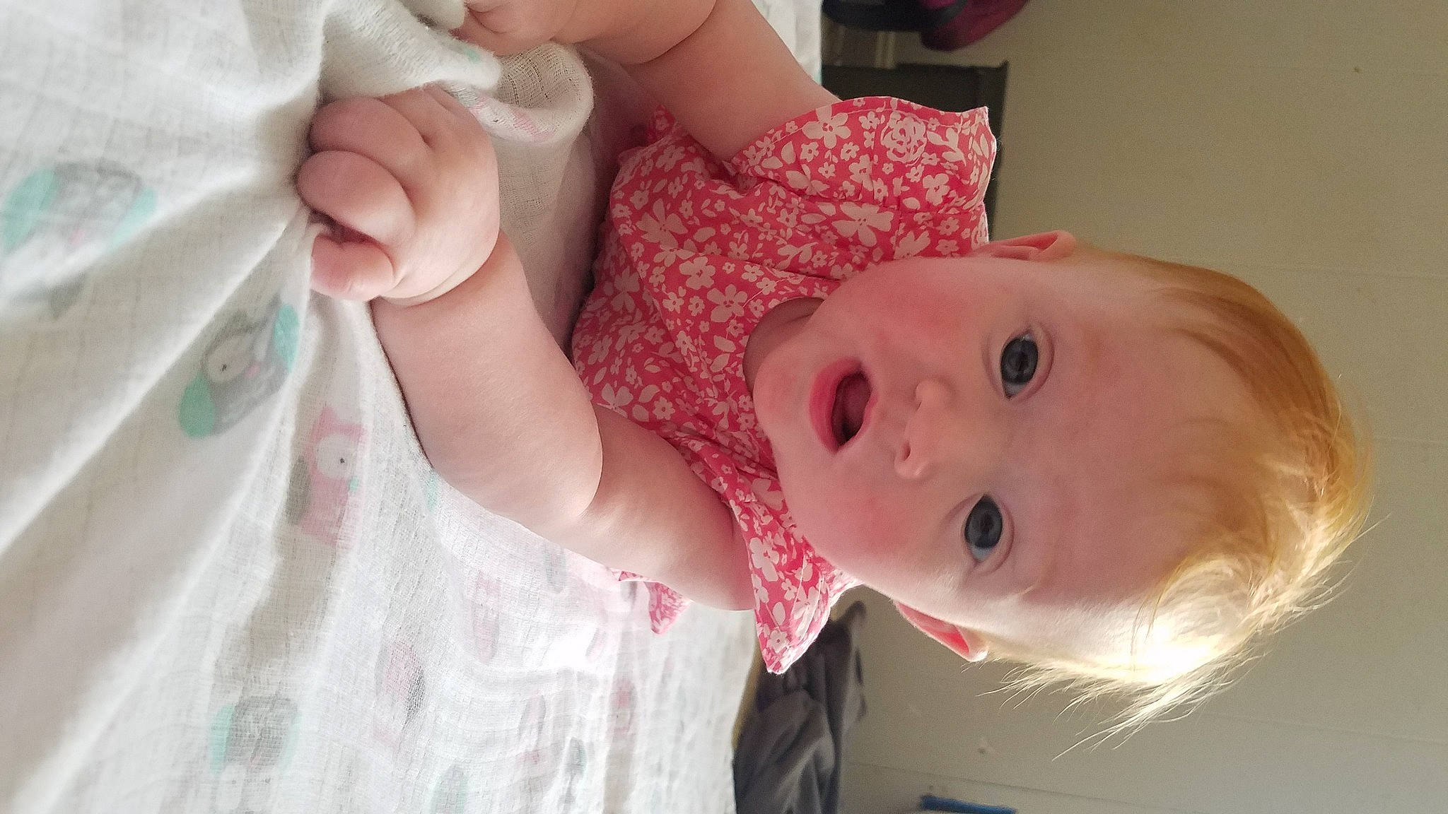 Averie B. joined the competition — help win amazing prizes! arm, baby, baby_toddler_clothing, cheek, dress, eye, eyebrow, eyelash, gesture, hair, hand, happy, head, iris, lip, mouth, nose, person, pink, skin