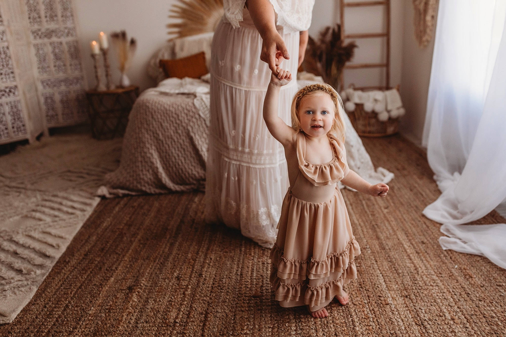 Charlotte joined the competition — help win amazing prizes! arm, bridal_clothing, child, curtain, dress, event, fashion_design, flash_photography, floor, flooring, gesture, hair, happy, hardwood, leg, long_hair, person, shoulder, style, toddler