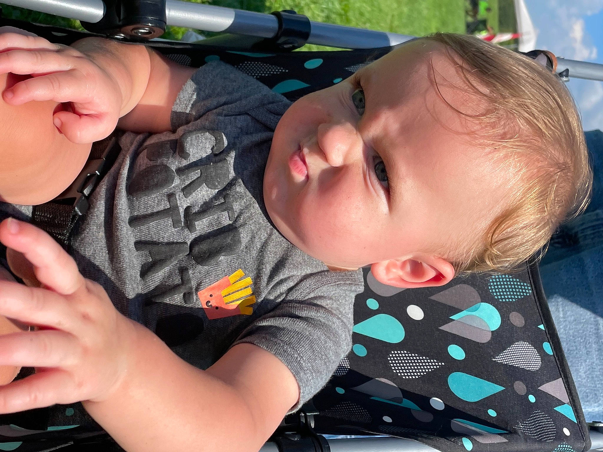 Oliver joined the competition — help win amazing prizes! arm, baby, baby_toddler_clothing, cheek, child, comfort, cool, facial_expression, finger, fun, gesture, hand, mammal, mouth, person, photograph, product, sleeve, snapshot, thumb