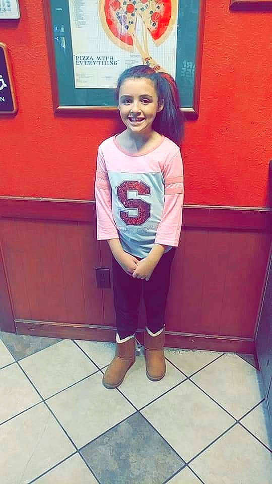 Amiah joined the competition — help win amazing prizes! child, joy, leg, person, smile, standing, t_shirt