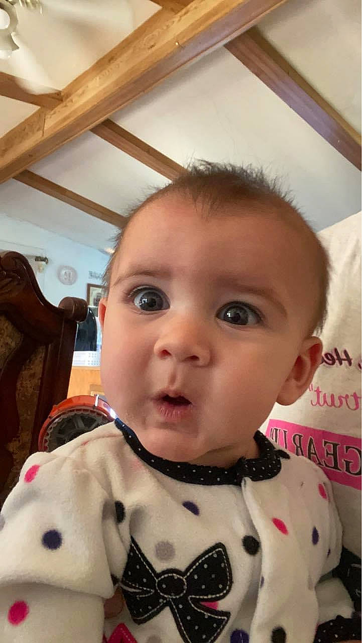 Avalynn joined the competition — help win amazing prizes! baby, cheek, child, chin, ear, eye, eyebrow, face, forehead, head, lip, mouth, neck, nose, person, skin, smile, toddler
