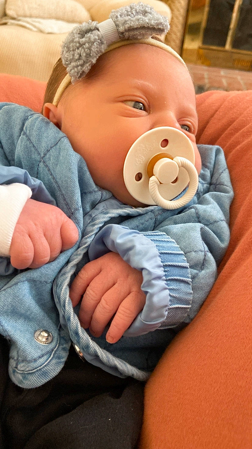 Charlie joined the competition — help win amazing prizes! baby, baby_products, baby_safety, baby_sleeping, baby_toddler_clothing, bedtime, cheek, child, comfort, finger, gesture, linens, mouth, nail, nose, person, sitting, skin, sleeve, thumb