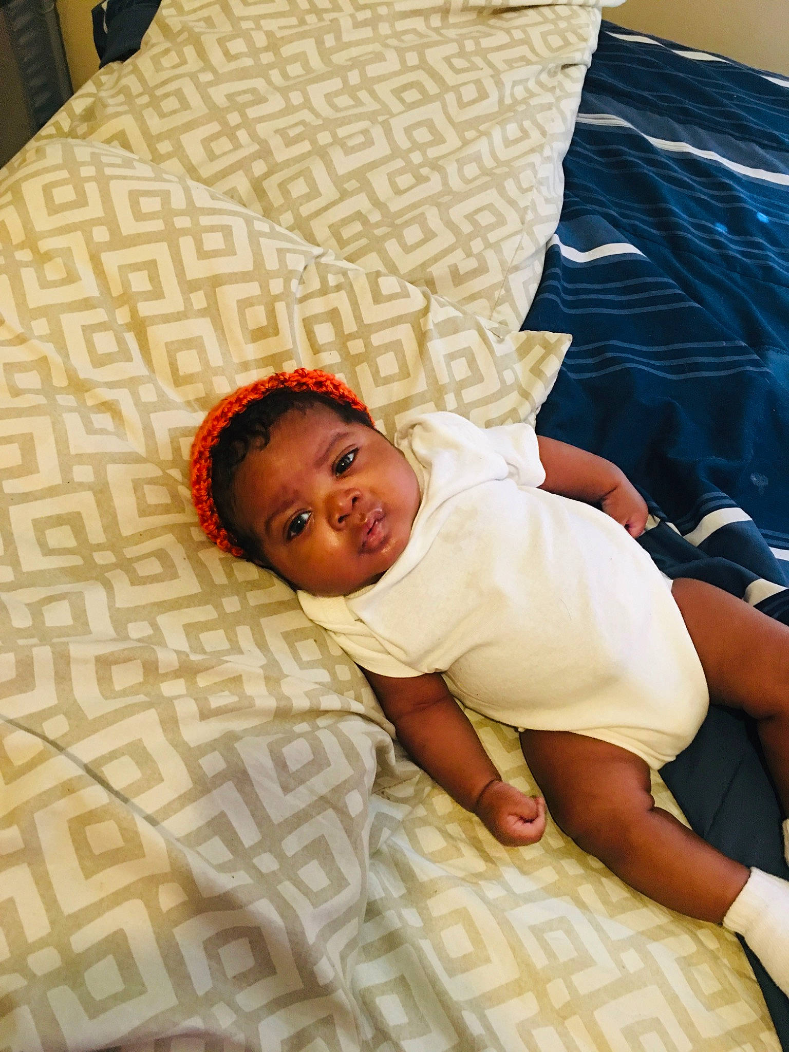 Drayden joined the competition — help win amazing prizes! baby, bedtime, child, comfort, furniture, linens, person