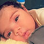 Kiari Bennett is registered to the contest to win money with this photo: baby, closeup, face, infant, sleepy, soft, blanket, skin, cute, newborn, expression, lying_down, portrait, young_child, indoors, peaceful, warm, head, person, sleep