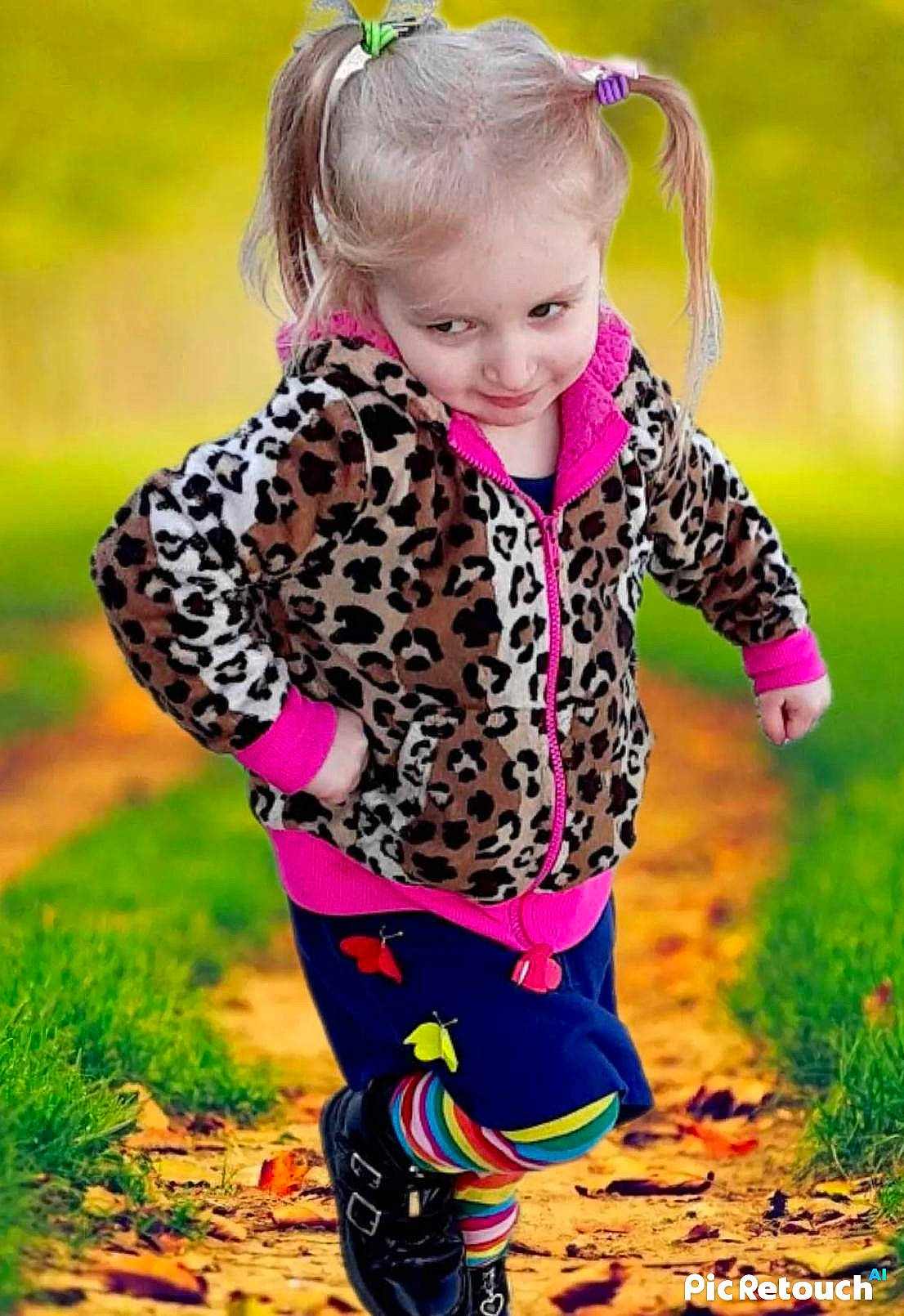 Luna is registered to the contest to win money with this photo: baby, baby_toddler_clothing, beauty, child, fun, grass, grassland, happy, landscape, leggings, magenta, pattern, people_in_nature, person, pink, plant, recreation, sleeve, spring, toddler