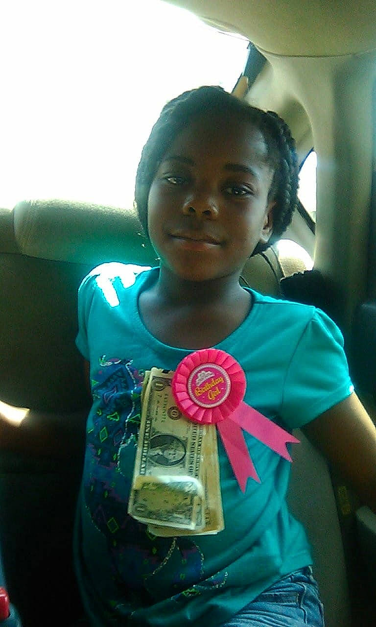 Jakeema joined the competition — help win amazing prizes! black_hair, child, cool, forehead, fun, happy, joy, neck, person, plant, shoulder, smile