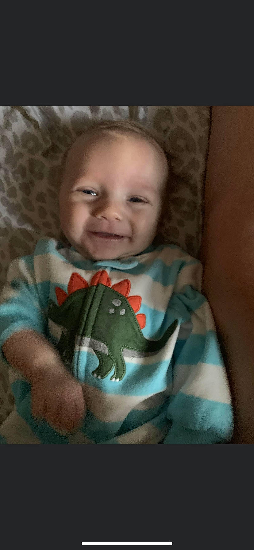 Dallas joined the competition — help win amazing prizes! baby, baby_toddler_clothing, cheek, child, comfort, flash_photography, happy, iris, joy, linens, mouth, neck, nose, outerwear, person, sitting, skin, sleeve, smile, t_shirt