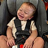 Ezjahramos joined the competition — help win amazing prizes! baby, child, car_seat, graco, smiling, happy, infant, seatbelt, clothing, indoors, cute, baby_girl, baby_boy, safety_harness, small_child, portrait, seated, hands, legs, head