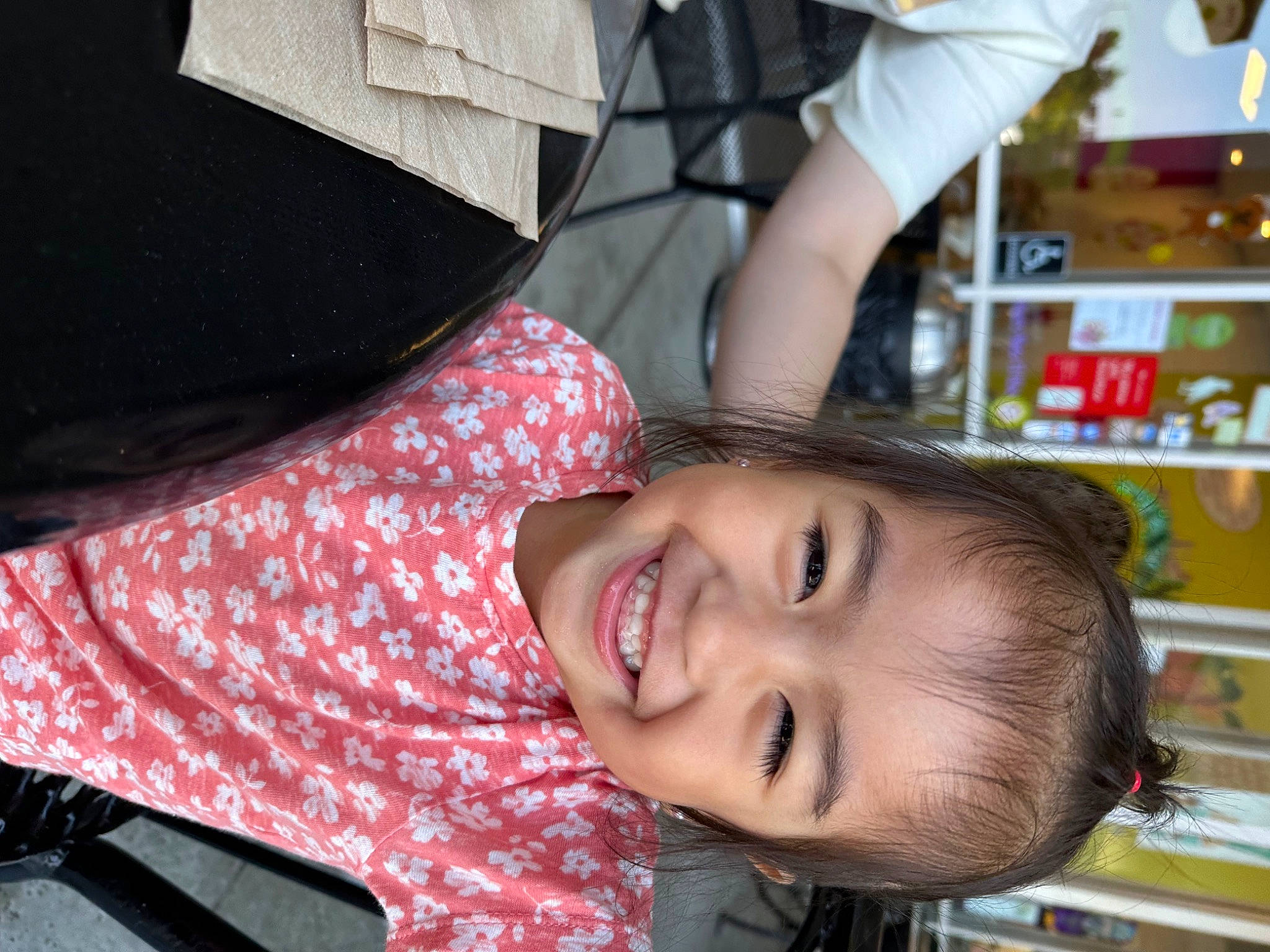 Lana joined the competition — help win amazing prizes! black, child, facial_expression, fashion_accessory, fun, gesture, happy, hat, joy, laugh, leisure, organ, pattern, people, person, plaid, skin, smile, tartan, toddler