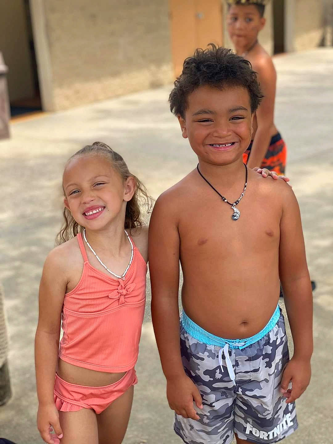 Brookelynn is registered to the contest to win money with this photo: chest, child, face, fun, hair, hairstyle, happy, human_body, joy, leisure, muscle, one_piece_swimsuit, people_in_nature, people_on_beach, person, photograph, skin, smile, summer, swimwear