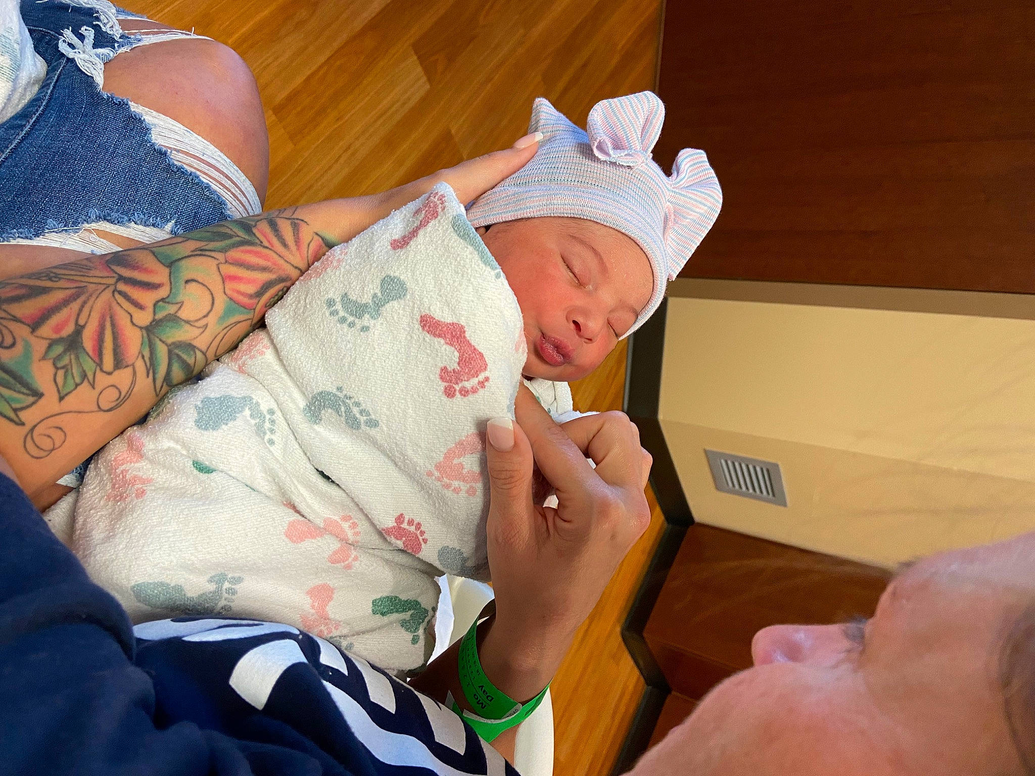 Jurnee joined the competition — help win amazing prizes! arm, baby, baby_toddler_clothing, comfort, elbow, finger, gesture, hand, happy, hat, headwear, human_body, human_leg, joint, mammal, muscle, person, skin, sleeve, thumb