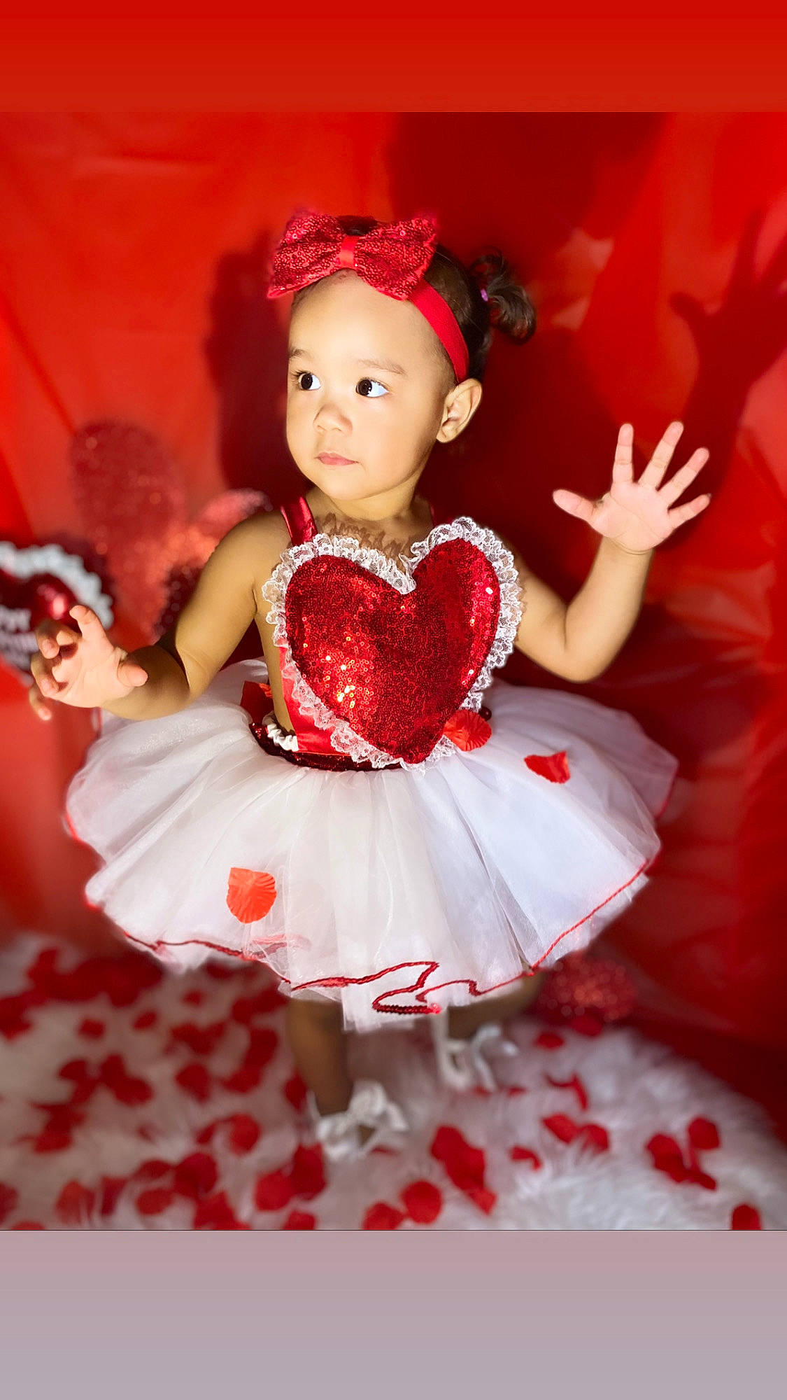 Mariana joined the competition — help win amazing prizes! baby_toddler_clothing, ballet_tutu, dance, day_dress, dress, embellishment, entertainment, event, fashion_accessory, fashion_design, headgear, headpiece, jewellery, lip, magenta, peach, performing_arts, person, petal, pink