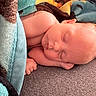 Novaleigh is registered to the contest to win money with this photo: baby, sleeping, blanket, cozy, infant, peaceful, soft, face, skin, hand, rest, child, cute, closeup, indoors, comfort, toddler, portrait, relaxation, warm