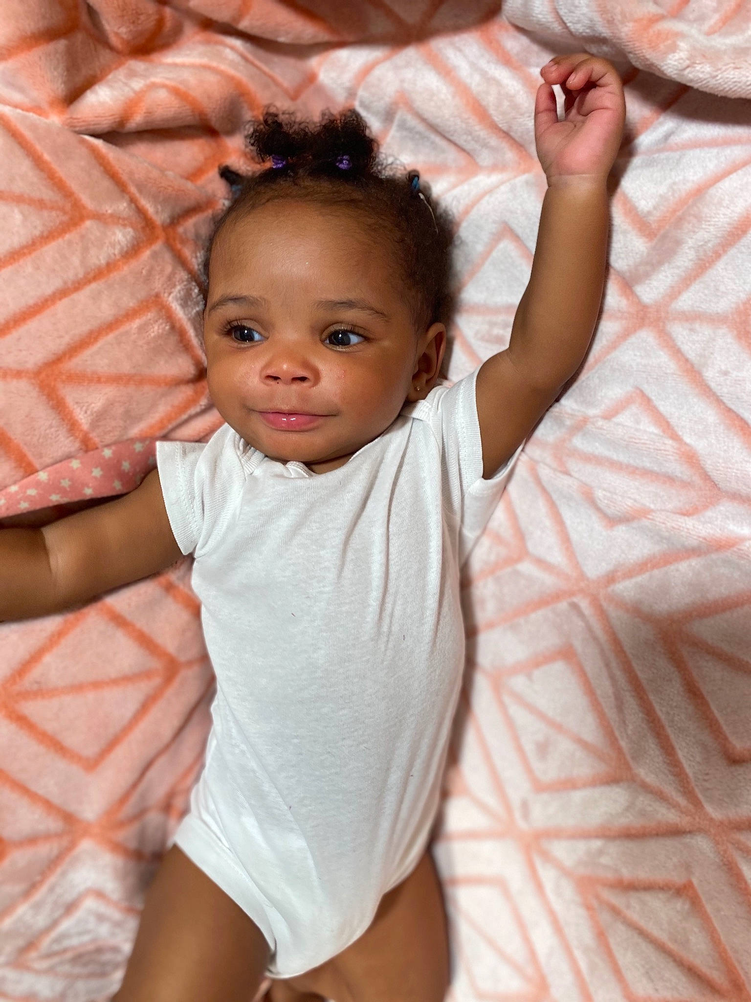 Brea joined the competition — help win amazing prizes! arm, baby, child, child_model, leg, person, pink, skin, smile, toddler