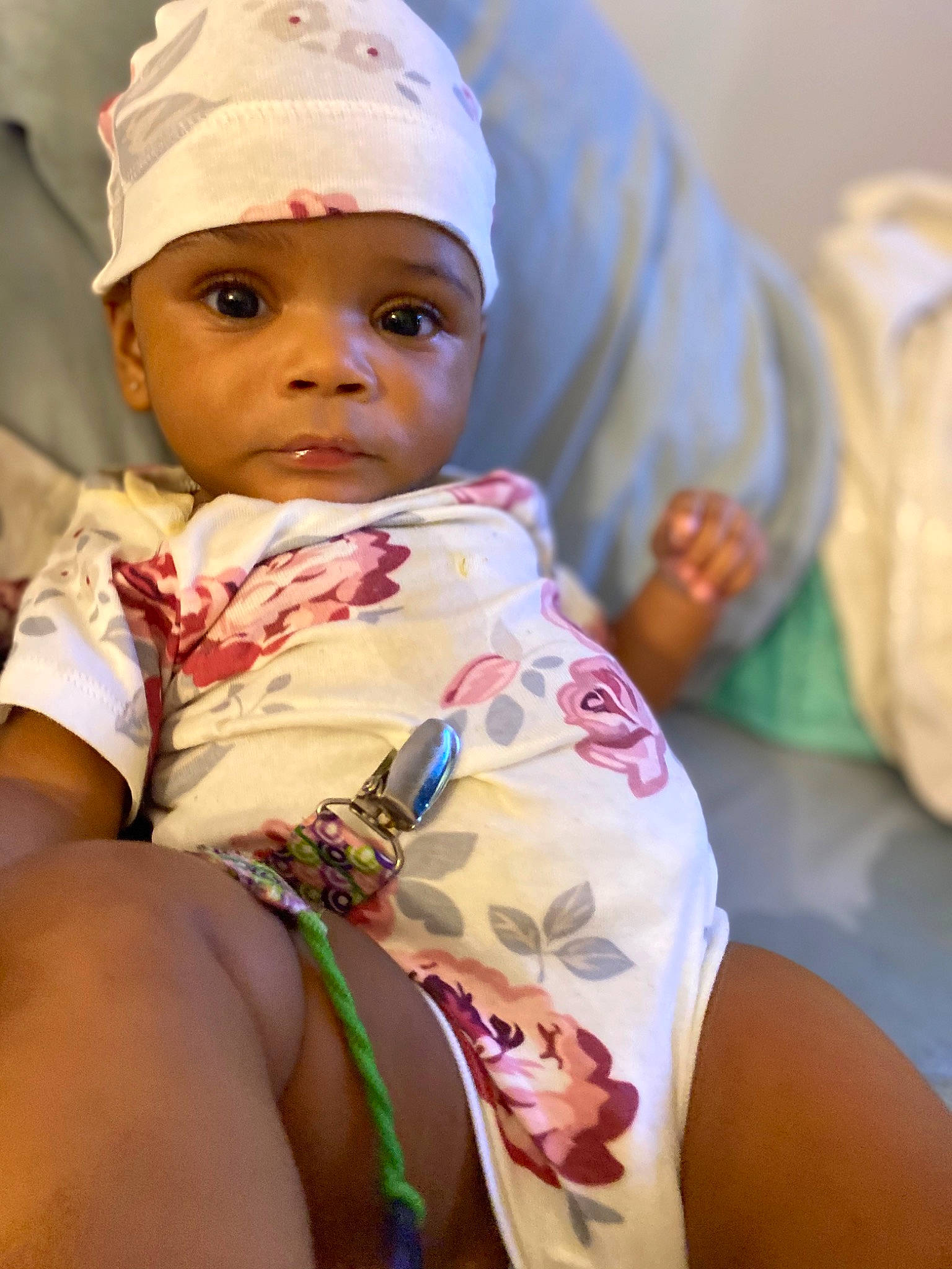 Stephanie joined the competition — help win amazing prizes! baby, birth, cheek, child, headgear, headwear, person, skin, toddler