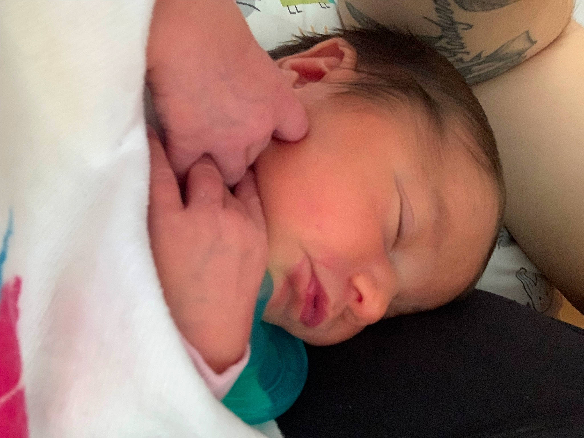 Violet joined the competition — help win amazing prizes! baby, baby_sleeping, bedtime, cheek, child, comfort, elbow, eyelash, gesture, happy, linens, mouth, nail, nap, nose, person, room, skin, sleep, thumb